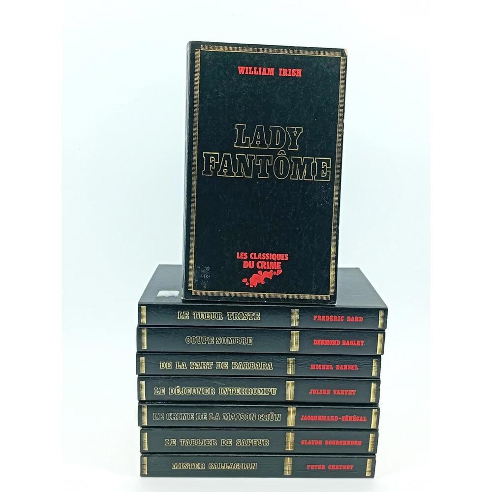 Lot 8x Les Classiques du Crime – Livres Policier Thriller Suspense Français